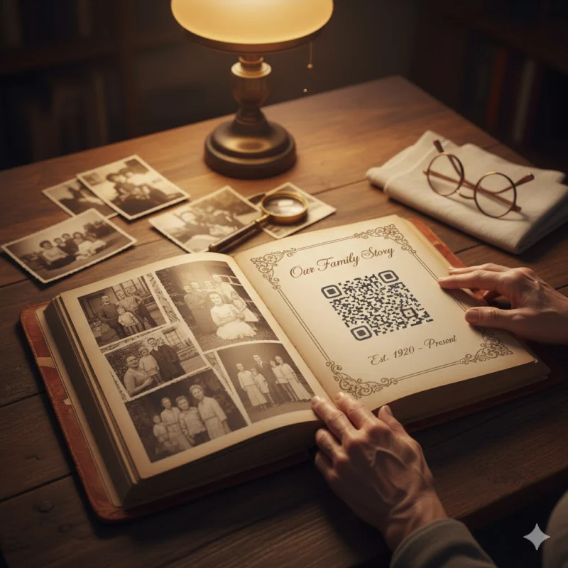 QR-код в книге памяти